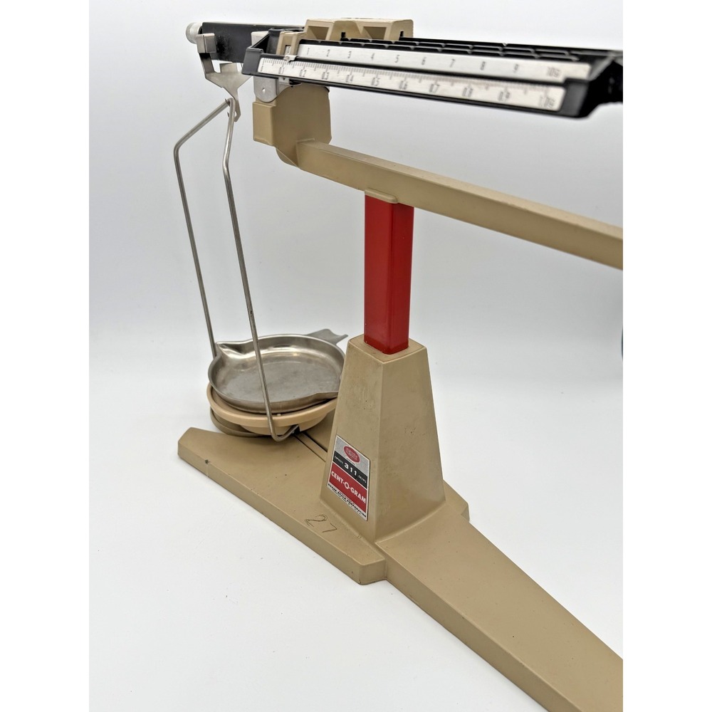 Ohaus Cent-O-Gram 311g Mechanical Triple Beam Balance Scale Vintage USA
